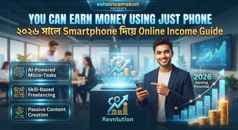 You Can Earn Money Using Just Phone: ২০২৬ সালে Smartphone দিয়ে Online Income Guide