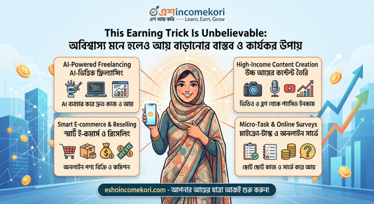 This Earning Trick Is Unbelievable: অবিশ্বাস্য মনে হলেও আয় বাড়ানোর বাস্তব ও কার্যকর উপায়