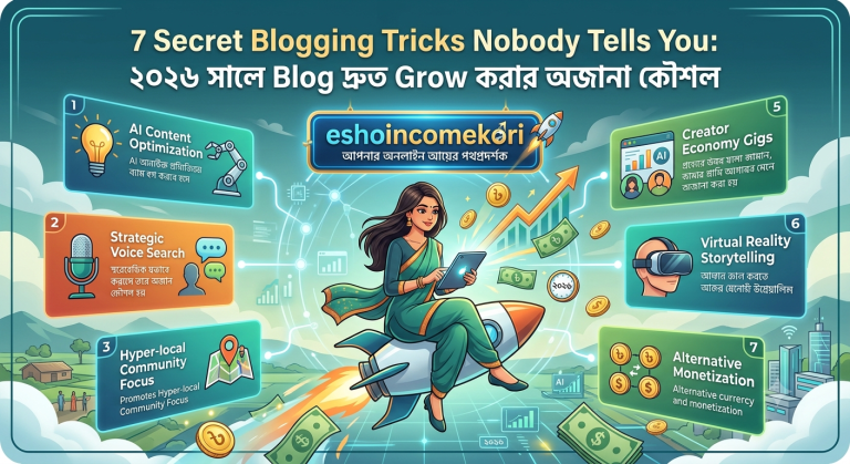 7 Secret Blogging Tricks Nobody Tells You: ২০২৬ সালে Blog দ্রুত Grow করার অজানা কৌশল