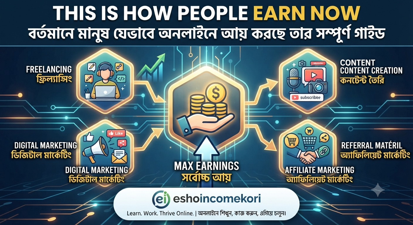 This Is How People Earn Now | বর্তমানে মানুষ যেভাবে অনলাইনে আয় করছে তার সম্পূর্ণ গাইড