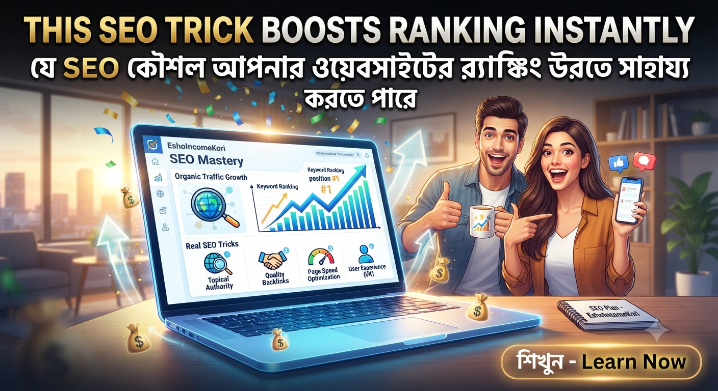 This SEO Trick Boosts Ranking Instantly: যে SEO কৌশল আপনার ওয়েবসাইটের র‍্যাঙ্কিং উন্নত করতে সাহায্য করতে পারে