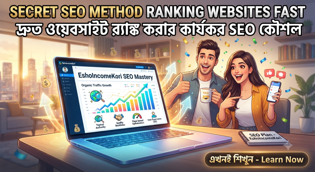Secret SEO Method Ranking Websites Fast: দ্রুত ওয়েবসাইট র্যাঙ্ক করার কার্যকর SEO কৌশল