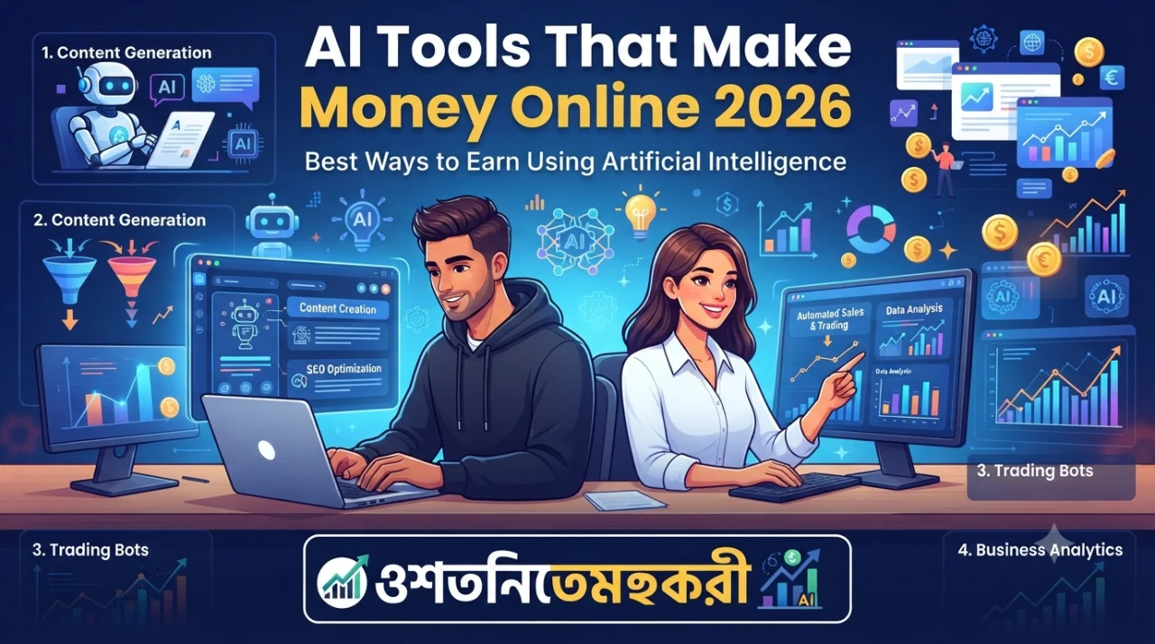 AI Tools That Make Money Online 2026: Best Ways to Earn Using Artificial Intelligence