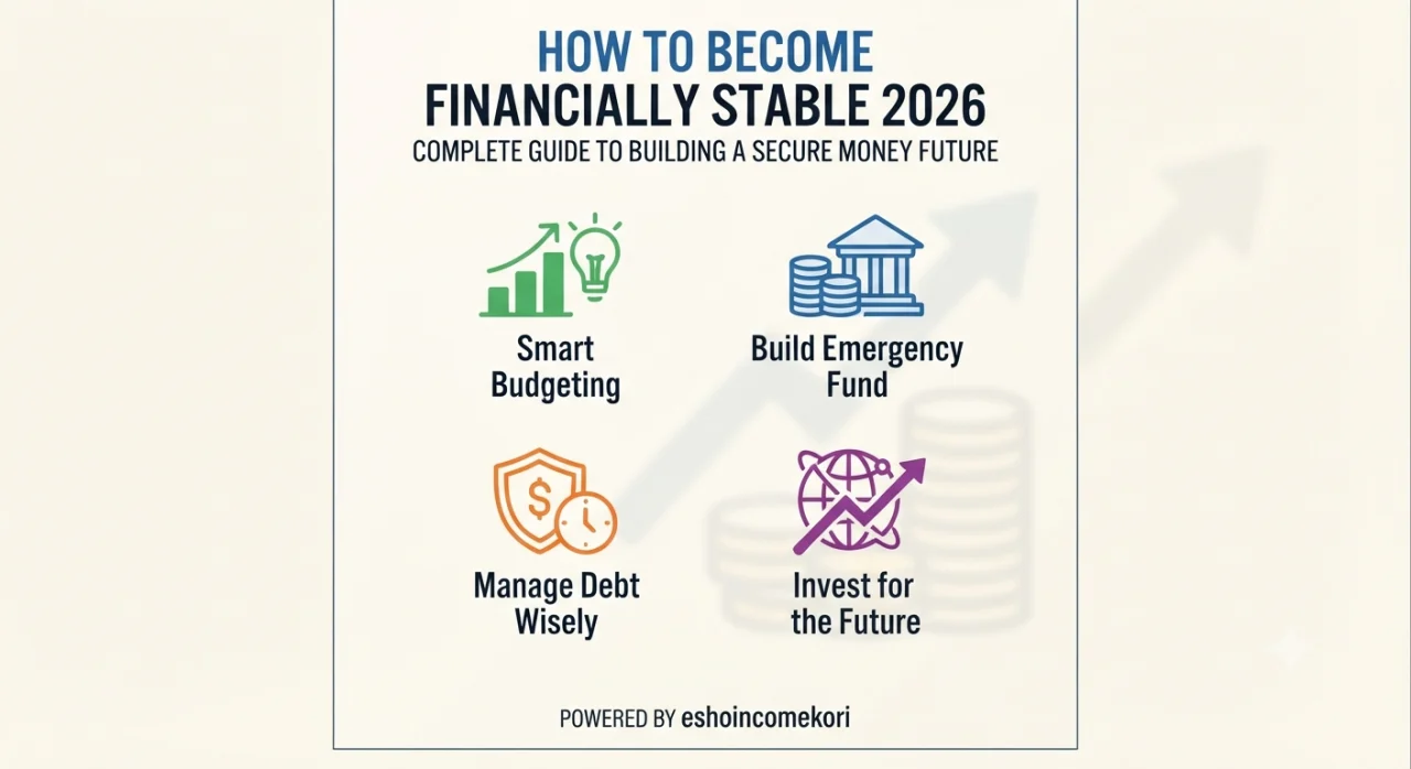 How to Become Financially Stable 2026: Complete Guide to Building a Secure Money Future