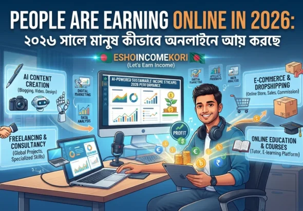 People Are Earning Online in 2026: Smart Ways to Build Sustainable Digital Income | ২০২৬ সালে মানুষ কীভাবে অনলাইনে আয় করছে