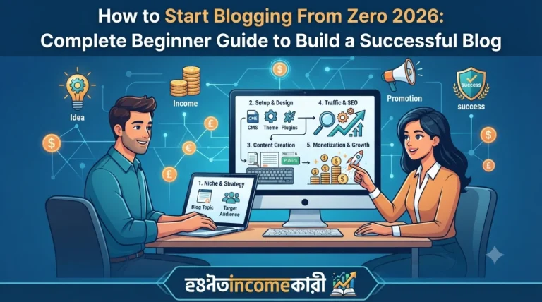 How to Start Blogging From Zero 2026: Complete Beginner Guide to Build a Successful Blog