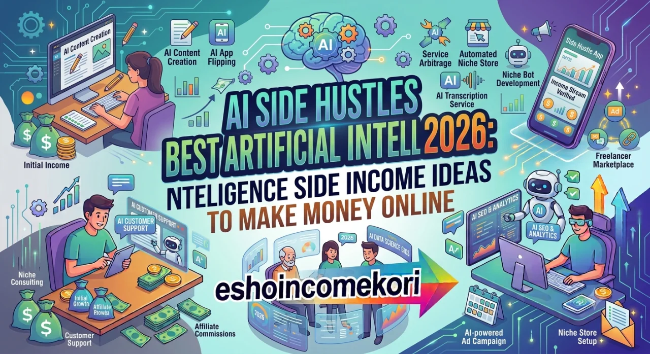 AI Side Hustles 2026: Best Artificial Intelligence Side Income Ideas to Make Money Online