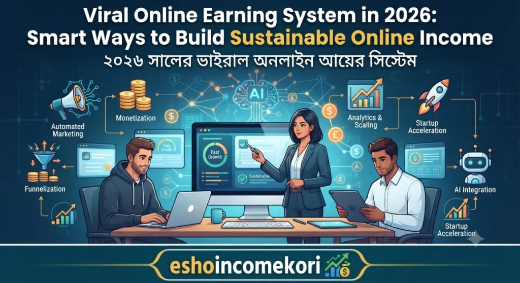 Viral Online Earning System in 2026: Smart Ways to Build Sustainable Online Income | ২০২৬ সালের ভাইরাল অনলাইন আয়ের সিস্টেম