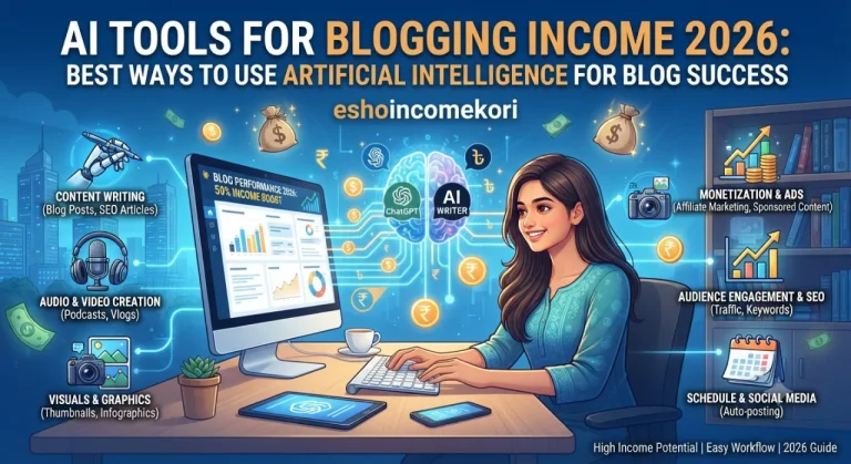AI Tools for Blogging Income 2026: Best Ways to Use Artificial Intelligence for Blog Success