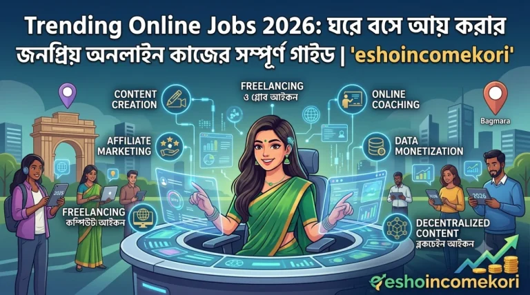 Trending Online Jobs 2026: ঘরে বসে আয় করার জনপ্রিয় অনলাইন কাজের সম্পূর্ণ গাইড