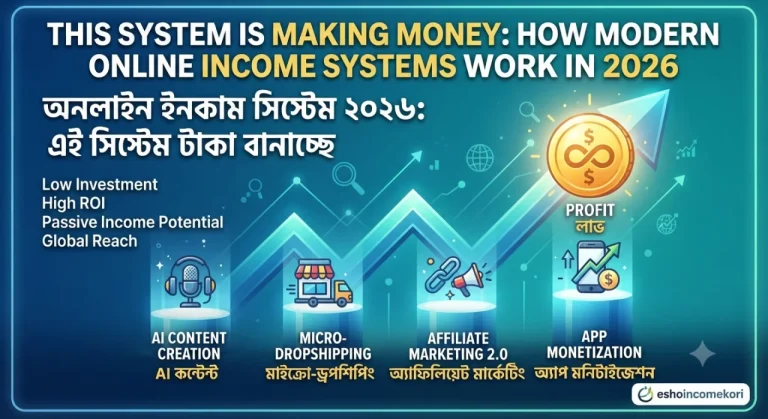 This System Is Making Money: How Modern Online Income Systems Work in 2026 | অনলাইন ইনকাম সিস্টেম ২০২৬