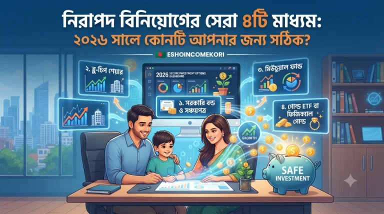 নিরাপদ বিনিয়োগের সেরা ৪টি মাধ্যম: ২০২৬ সালে কোনটি আপনার জন্য সঠিক?