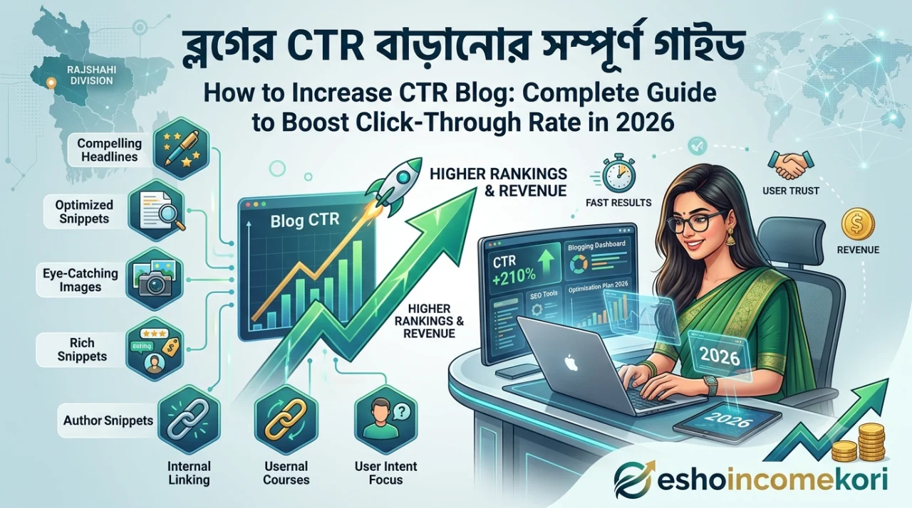 How to Increase CTR Blog: Complete Guide to Boost Click-Through Rate in 2026 | ব্লগের CTR বাড়ানোর সম্পূর্ণ গাইড