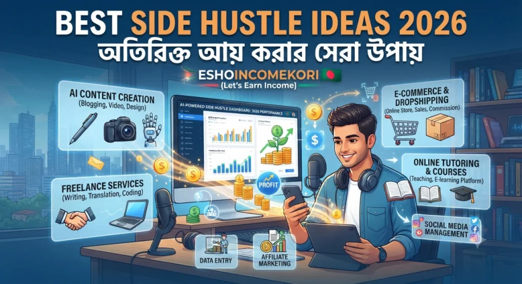 Best Side Hustle Ideas 2026: অতিরিক্ত আয় করার সেরা উপায়
