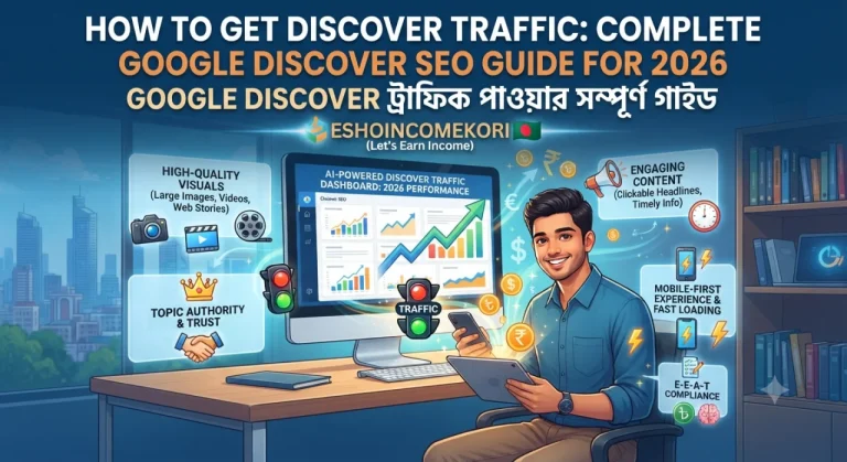 How to Get Discover Traffic: Complete Google Discover SEO Guide for 2026 | Google Discover ট্রাফিক পাওয়ার সম্পূর্ণ গাইড