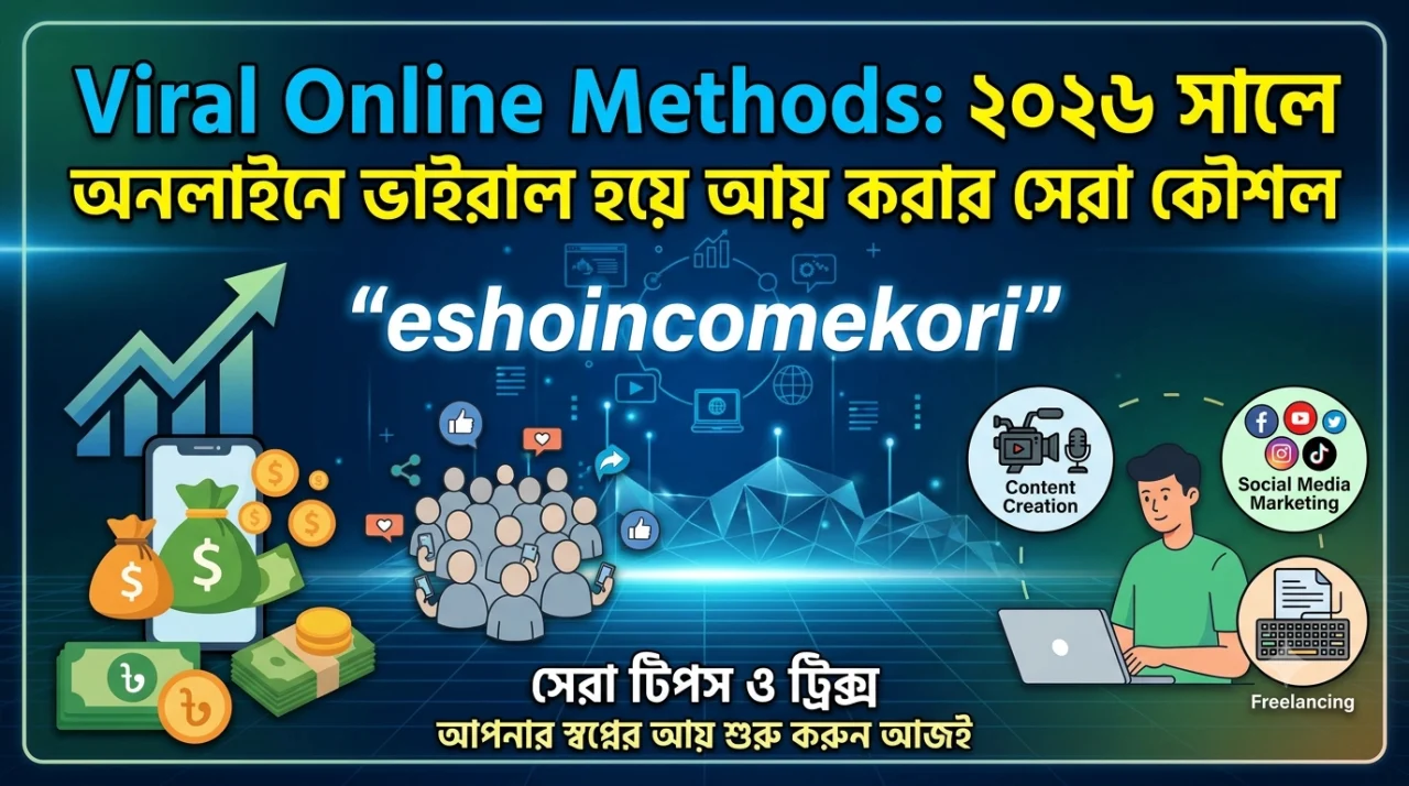 Viral Online Methods: ২০২৬ সালে অনলাইনে ভাইরাল হয়ে আয় করার সেরা কৌশল