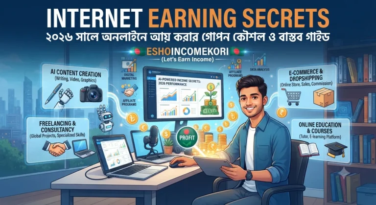 Internet Earning Secrets: ২০২৬ সালে অনলাইনে আয় করার গোপন কৌশল ও বাস্তব গাইড