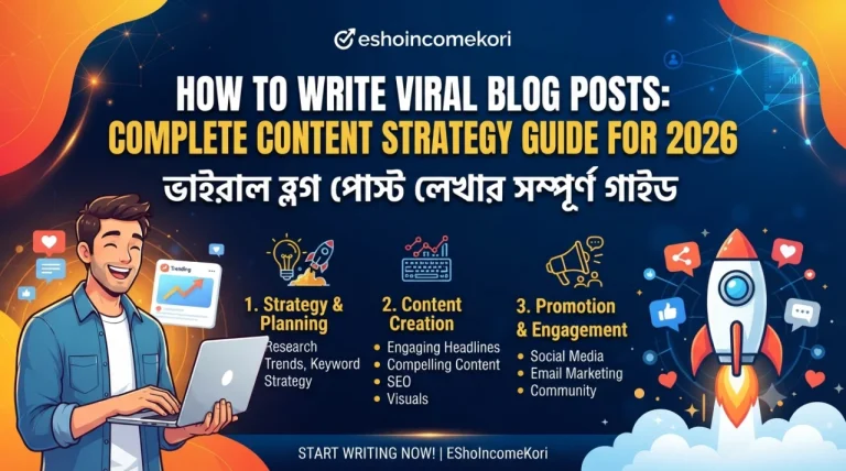 How to Write Viral Blog Posts: Complete Content Strategy Guide for 2026 | ভাইরাল ব্লগ পোস্ট লেখার সম্পূর্ণ গাইড