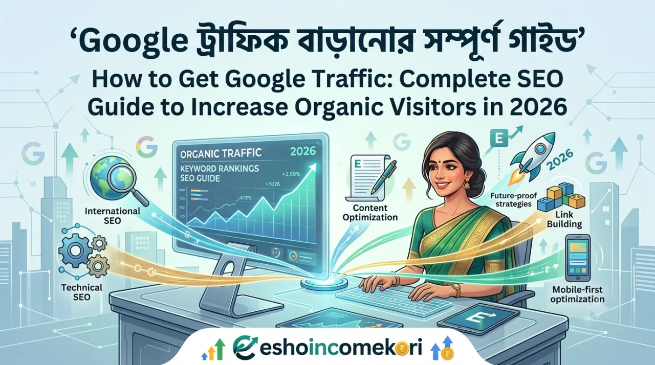How to Get Google Traffic: Complete SEO Guide to Increase Organic Visitors in 2026 | Google ট্রাফিক বাড়ানোর সম্পূর্ণ গাইড