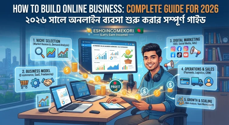 How to Build Online Business: ২০২৬ সালে অনলাইন ব্যবসা শুরু করার সম্পূর্ণ গাইড