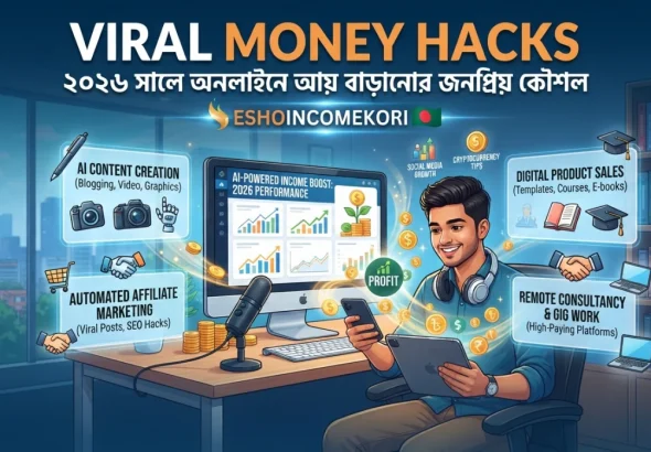 Viral Money Hacks: ২০২৬ সালে অনলাইনে আয় বাড়ানোর জনপ্রিয় কৌশল