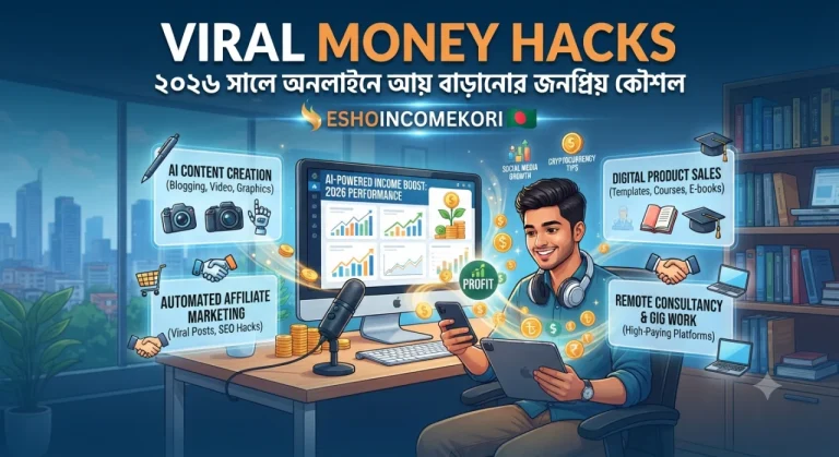 Viral Money Hacks: ২০২৬ সালে অনলাইনে আয় বাড়ানোর জনপ্রিয় কৌশল