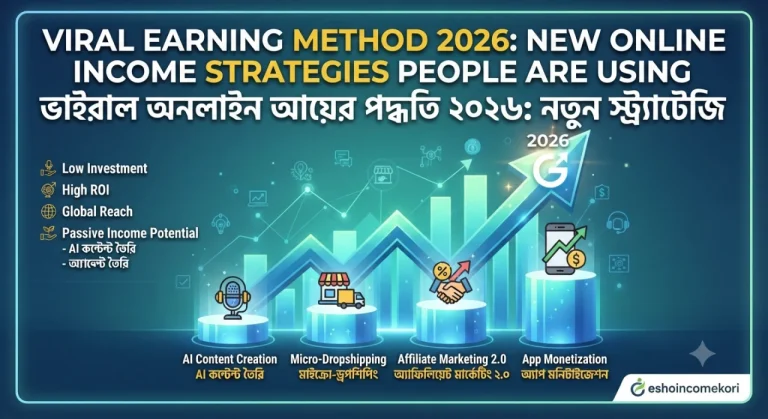 Viral Earning Method 2026: New Online Income Strategies People Are Using | ভাইরাল অনলাইন আয়ের পদ্ধতি