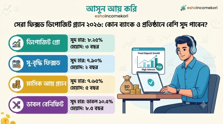 সেরা ফিক্সড ডিপোজিট প্ল্যান ২০২৬: কোন ব্যাংক ও প্রতিষ্ঠানে বেশি সুদ পাবেন? | Best Fixed Deposit Plans in Bangladesh