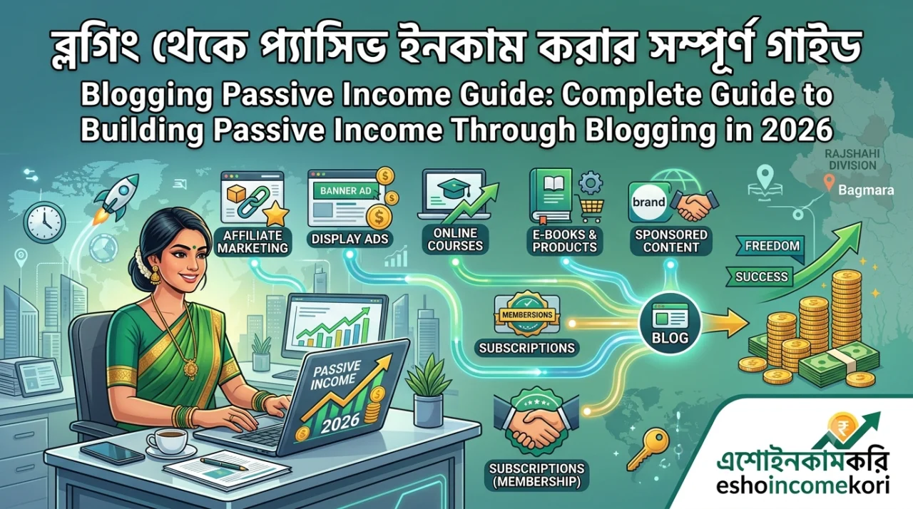 Blogging Passive Income Guide: Complete Guide to Building Passive Income Through Blogging in 2026 | ব্লগিং থেকে প্যাসিভ ইনকাম করার সম্পূর্ণ গাইড