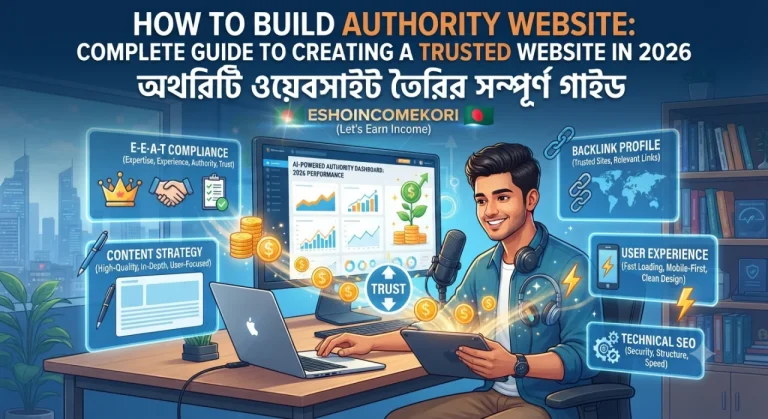 How to Build Authority Website: Complete Guide to Creating a Trusted Website in 2026 | অথরিটি ওয়েবসাইট তৈরির সম্পূর্ণ গাইড