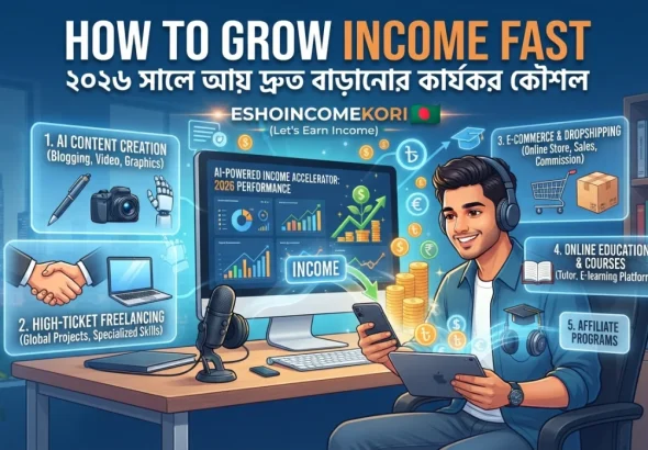 How to Grow Income Fast: ২০২৬ সালে আয় দ্রুত বাড়ানোর কার্যকর কৌশল