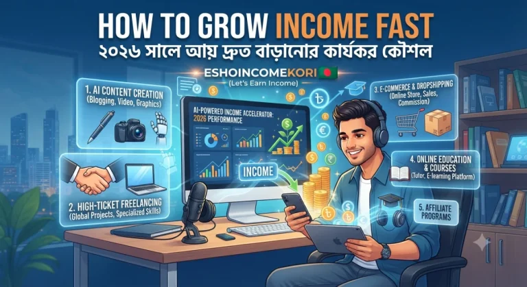 How to Grow Income Fast: ২০২৬ সালে আয় দ্রুত বাড়ানোর কার্যকর কৌশল