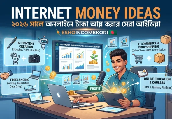 Internet Money Ideas: ২০২৬ সালে অনলাইনে টাকা আয় করার সেরা আইডিয়া