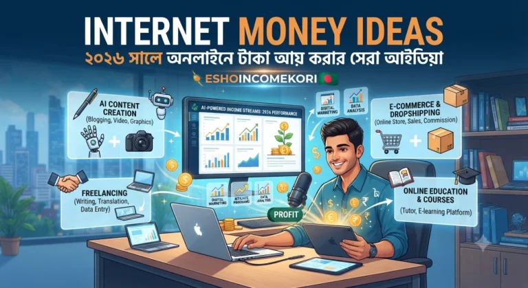 Internet Money Ideas: ২০২৬ সালে অনলাইনে টাকা আয় করার সেরা আইডিয়া