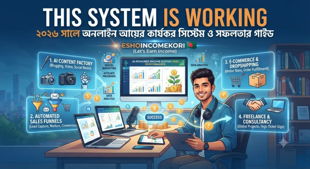 This System Is Working: ২০২৬ সালে অনলাইন আয়ের কার্যকর সিস্টেম ও সফলতার গাইড