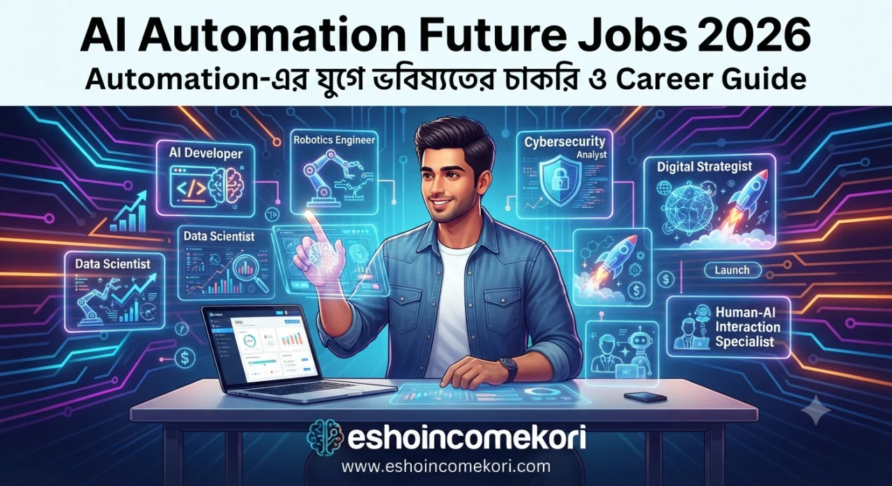 AI Automation Future Jobs 2026: Automation-এর যুগে ভবিষ্যতের চাকরি ও Career Guide