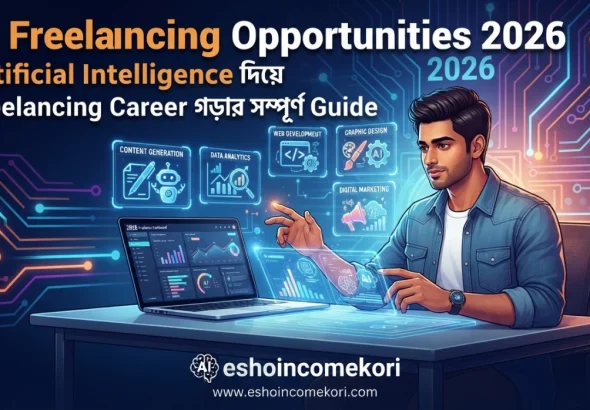AI Freelancing Opportunities 2026: Artificial Intelligence দিয়ে Freelancing Career গড়ার সম্পূর্ণ Guide