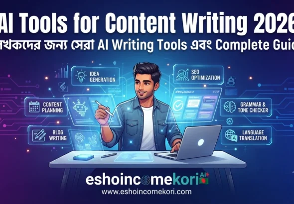 AI Tools for Content Writing 2026: লেখকদের জন্য সেরা AI Writing Tools এবং Complete Guide