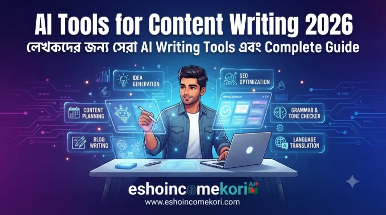 AI Tools for Content Writing 2026: লেখকদের জন্য সেরা AI Writing Tools এবং Complete Guide