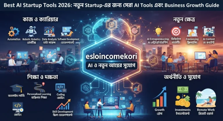 Best AI Startup Tools 2026: নতুন Startup-এর জন্য সেরা AI Tools এবং Business Growth Guide