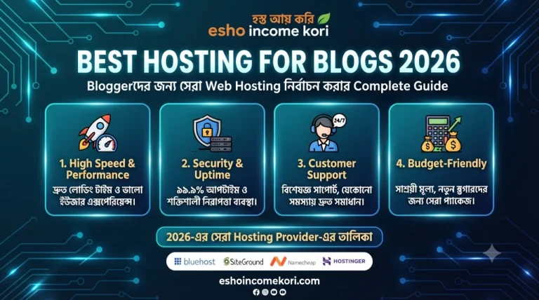 Best Hosting for Blogs 2026: Bloggerদের জন্য সেরা Web Hosting নির্বাচন করার Complete Guide