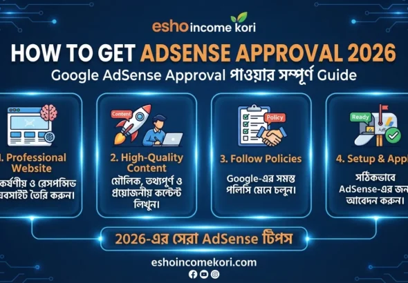 How to Get AdSense Approval 2026: Google AdSense Approval পাওয়ার সম্পূর্ণ Guide