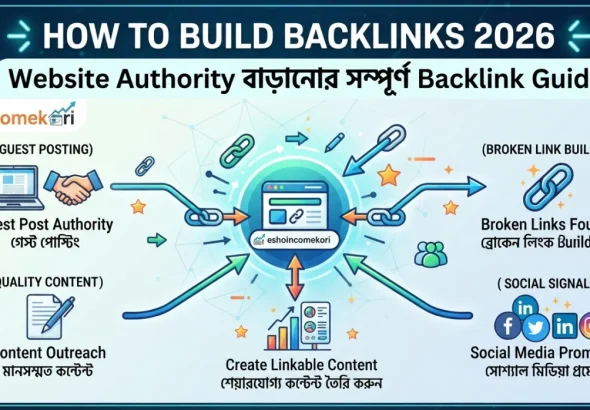 How to Build Backlinks 2026: Website Authority বাড়ানোর সম্পূর্ণ Backlink Guide