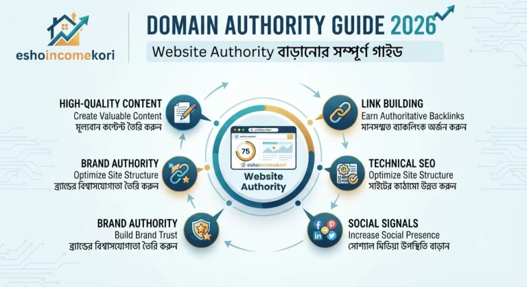 Domain Authority Guide 2026: Website Authority বাড়ানোর সম্পূর্ণ গাইড