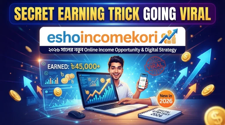 Secret Earning Trick Going Viral: ২০২৬ সালের নতুন Online Income Opportunity এবং Digital Strategy
