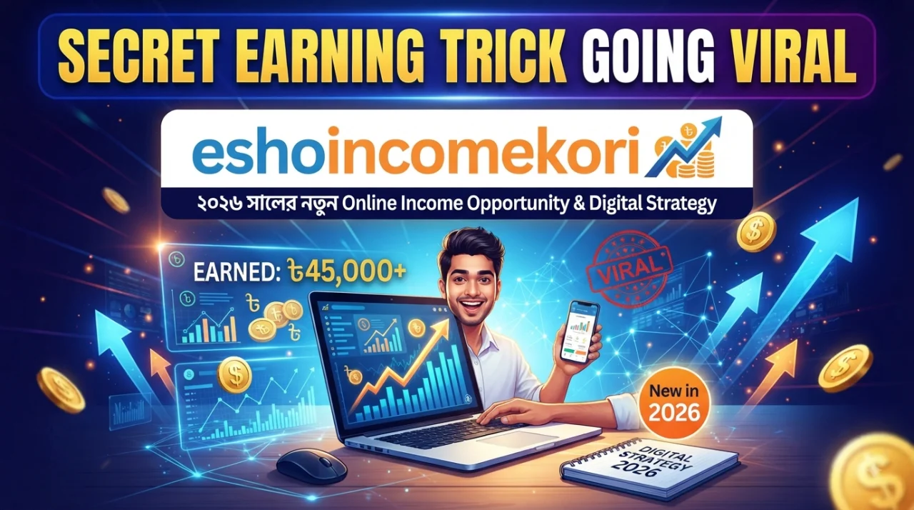 Secret Earning Trick Going Viral: ২০২৬ সালের নতুন Online Income Opportunity এবং Digital Strategy