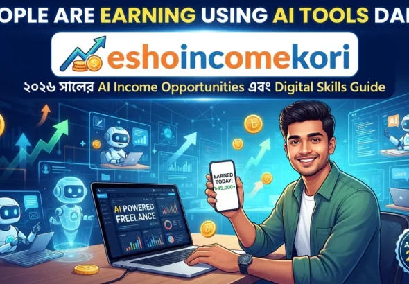 People Are Earning Using AI Tools Daily: ২০২৬ সালের AI Income Opportunities এবং Digital Skills Guide