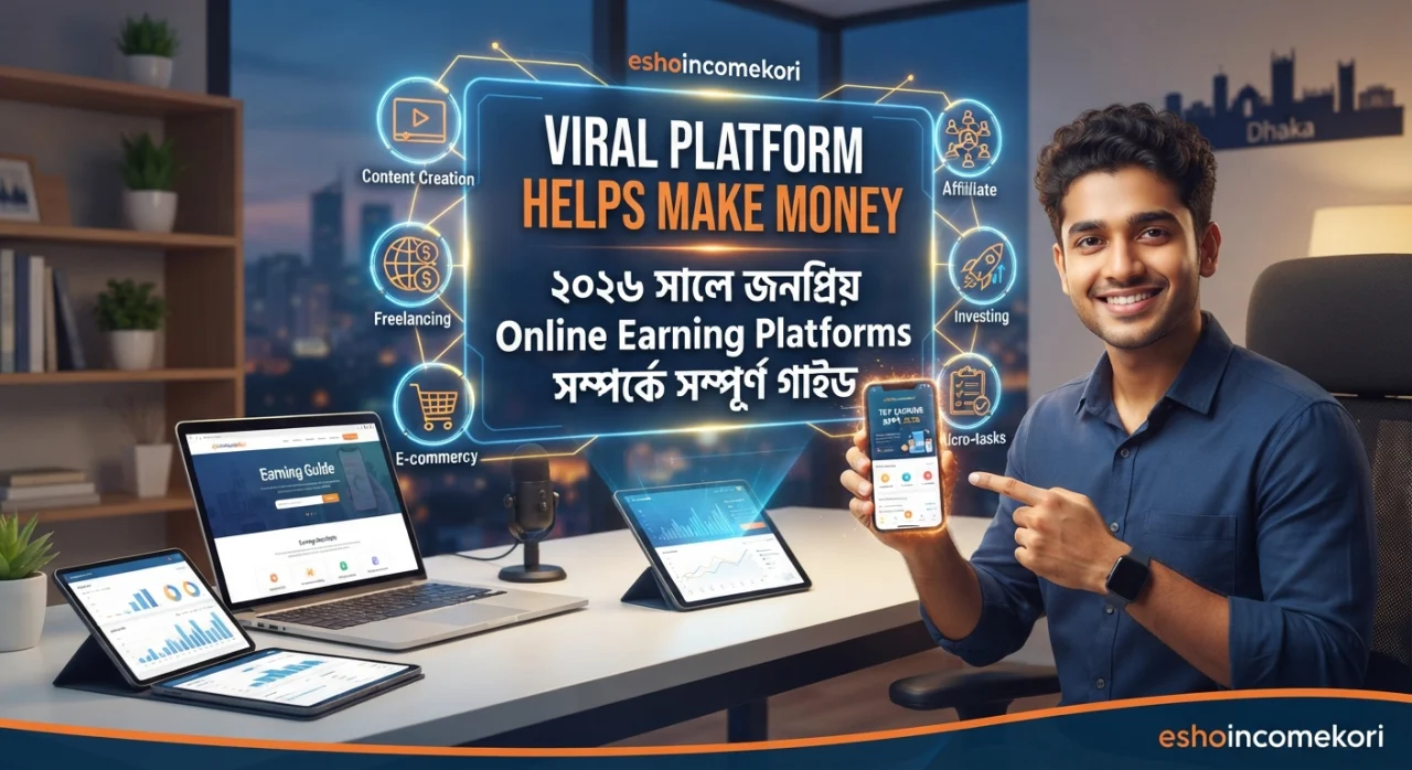 Viral Platform That Helps Make Money: ২০২৬ সালে জনপ্রিয় Online Earning Platforms সম্পর্কে সম্পূর্ণ গাইড