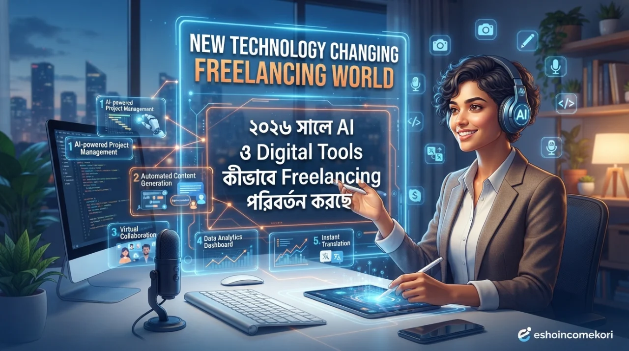 New Technology Changing Freelancing World: ২০২৬ সালে AI ও Digital Tools কীভাবে Freelancing পরিবর্তন করছে