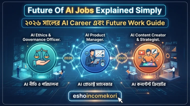 Future Of AI Jobs Explained Simply: ২০২৬ সালের AI Career এবং Future Work Guide